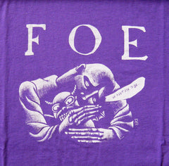 FOE 'we didn't ask to be' T-shirt Purple